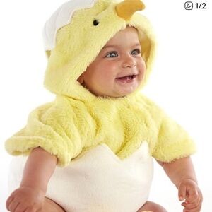 Pottery Barn Kids Soft Baby Egg Chick Costume Size 0 - 6 Months Easter 🐣